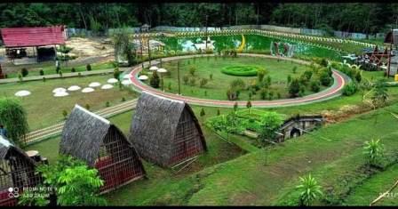 Taman Wisata Menanti Laburan, di Desa Padang Panjang, Kecamatan Tanta, Kabupaten Tabalong. (foto: ist)