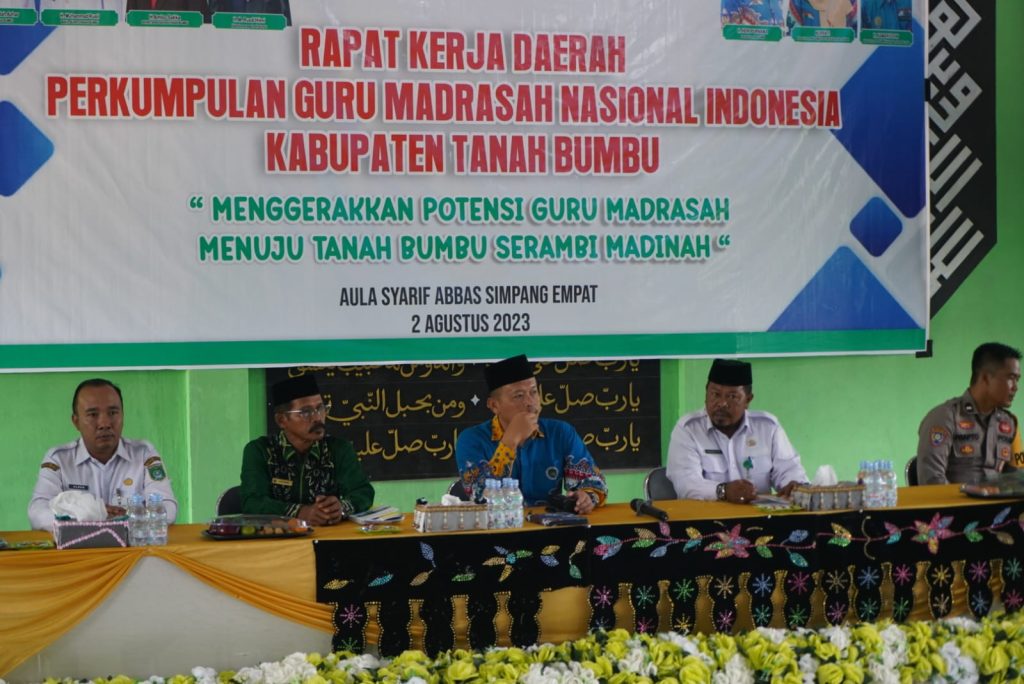 Rapat Kerja Daerah (Rakerda) Perkumpulan Guru Madrasah Nasional Indonesia (PGMNI) Kabupaten Tanah Bumbu Masa Bakti 2023-2028. (Foto: MC Tanbu/Korankalimantan.com)